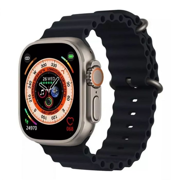 Smartwatch Ultra Negro + 1 Correa Gratis