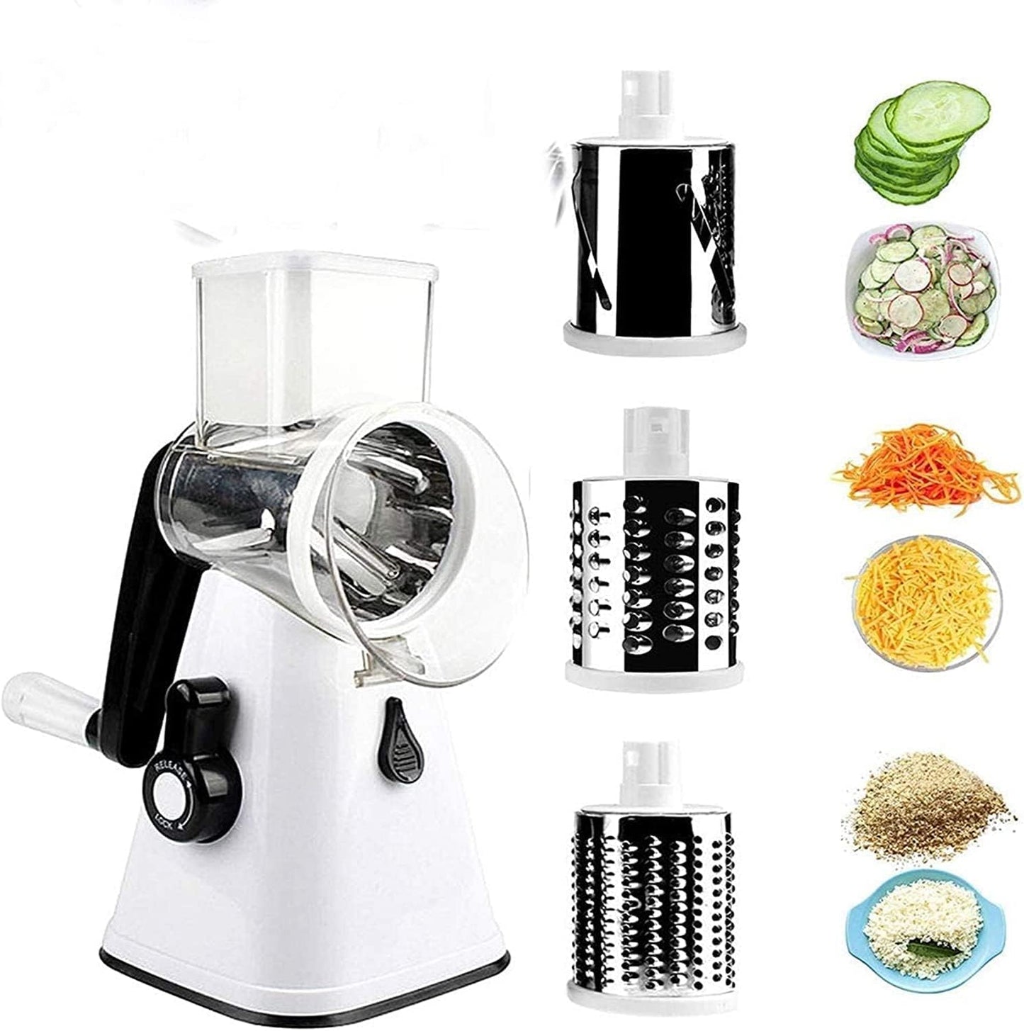 Rebanador de Mandolina Multifuncional de Verduras de Cocina 3 en 1