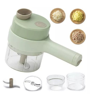 Mini Picador de Alimentos Recargable por USB Picador de Verduras Eléctrico Inalámbrico.