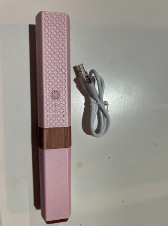 Mini Plancha 2 en 1 Recargable USB y Rizador de Pelo de Cerámica