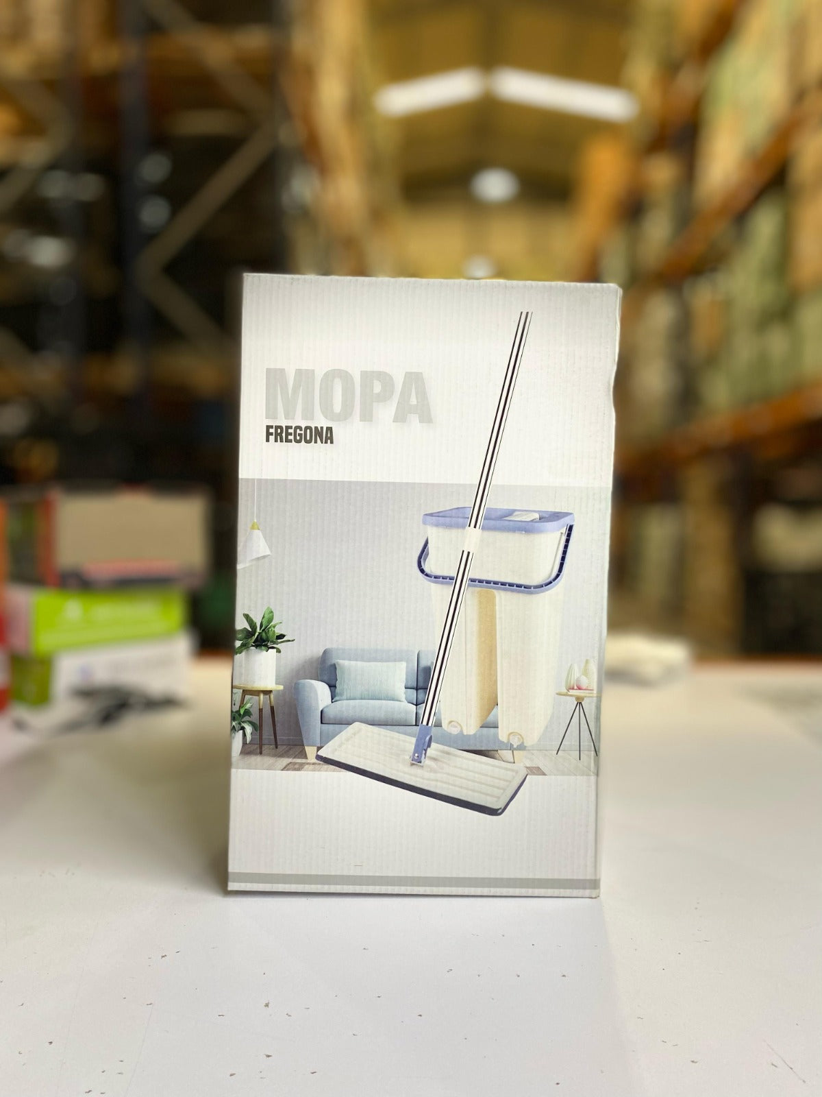 Sistema de Fregona y Cubo para la Limpieza del Suelo 7L