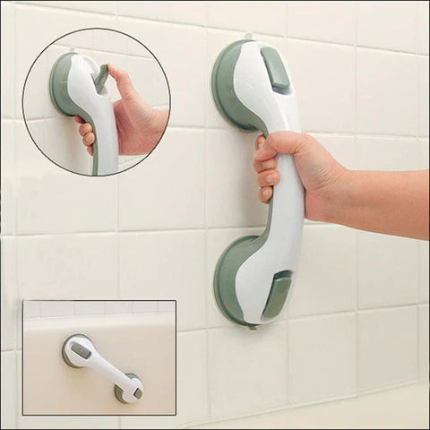 Agarraderas de Baño con Ventosa, Portátiles con Asas Antideslizantes para Mayores, Minusválidos y Niños.