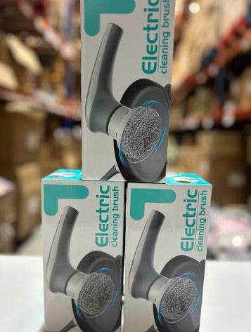 Cepillo de limpieza Eléctrico, Inalámbrico, Multifuncional, Rotación de 360 grados, 3 cabezales de cepillo reemplazables.