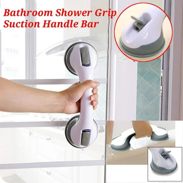 Agarraderas de Baño con Ventosa, Portátiles con Asas Antideslizantes para Mayores, Minusválidos y Niños.