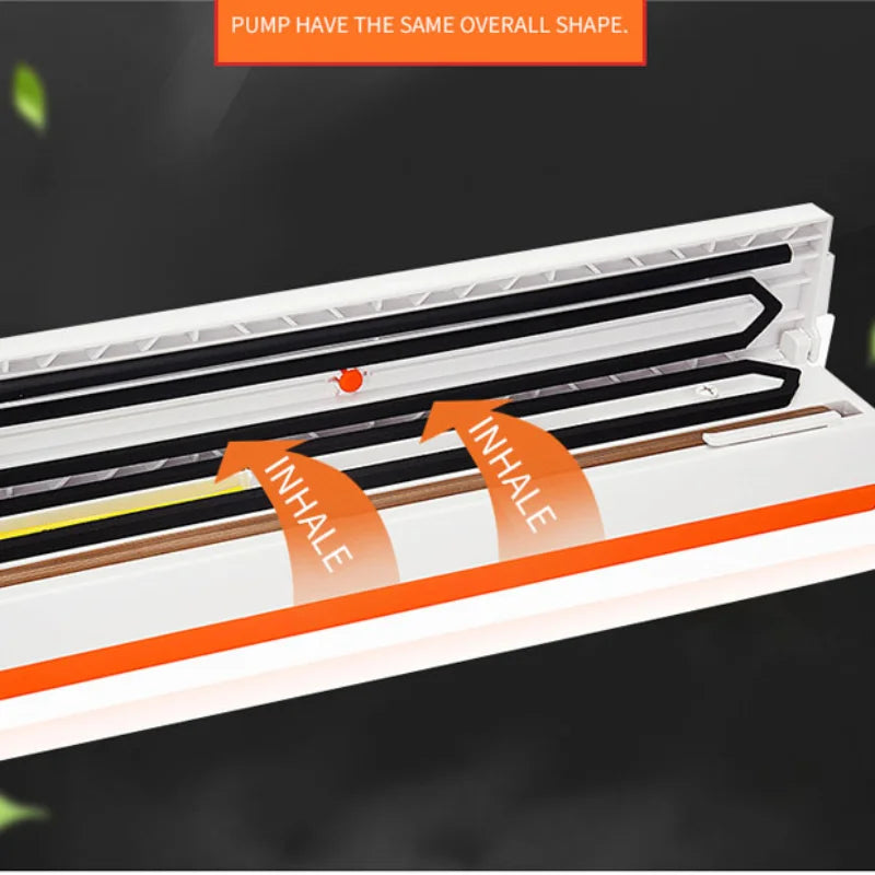 Sellador de Bolsas al Vacío compatible Papel Kraft, Papel Aluminio, otros.