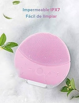 Limpiador Facial Eléctrico de Silicona, para Cuidado de la Piel.