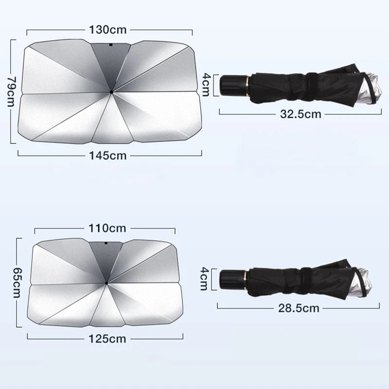 Parasol para Coche con Aislante Térmico Reflectante, de Uso Duradero