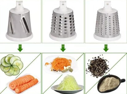 Rebanador de Mandolina Multifuncional de Verduras de Cocina 3 en 1