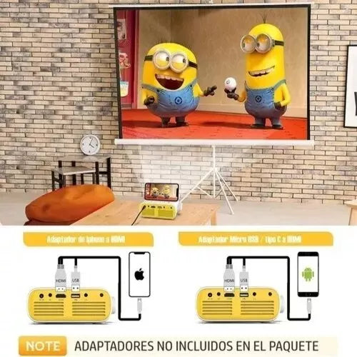 Proyector Portátil Multimedia 1080p