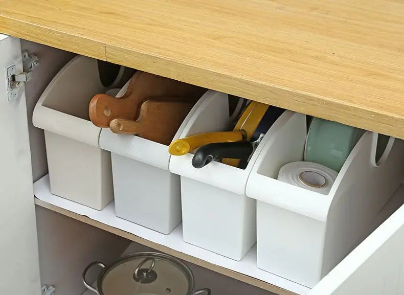 Cajas de Almacenamiento para Accesorios de Cocina, Especias, Tapas de Ollas