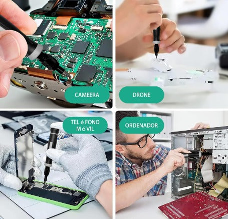 Kit de Herramientas para Computadora 152 en 1 Precisión