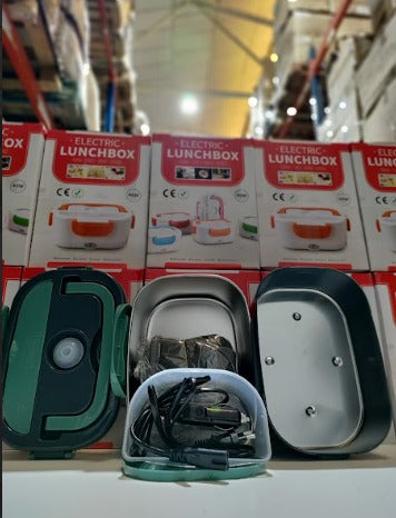 Lonchera Eléctrica 4 en 1 Portátil y Autocalentable 40w, Para el Trabajo, Camping.
