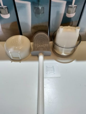 Cepillo de Silicona para Inodoro de Doble Capa.