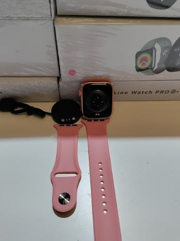 Smartwatch T500 PRO Rosa, Pantalla LCD táctil