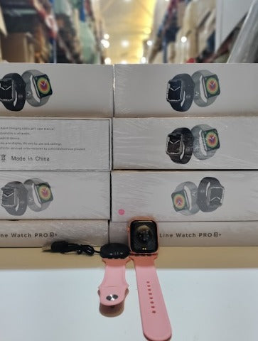 Smartwatch T500 PRO Rosa, Pantalla LCD táctil