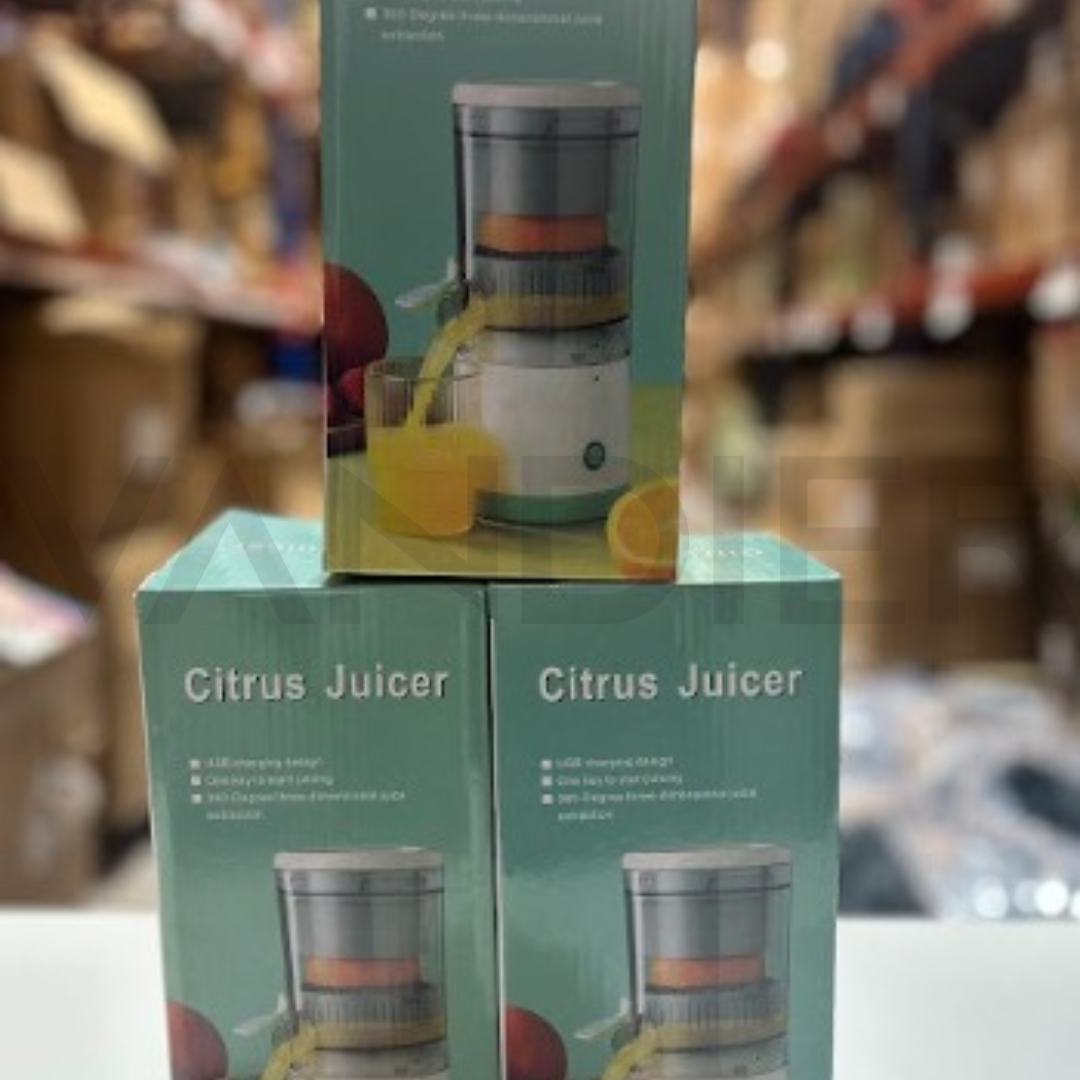 Exprimidor Portátil Automático USB-C 240ml, Para gran Variedad de Frutas y Verduras.