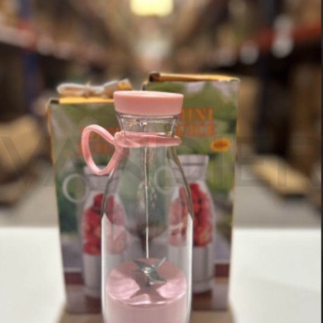 Batidora Licuadora Portátil Fresh Juice, 350ML Batidos Personales (Rosa)