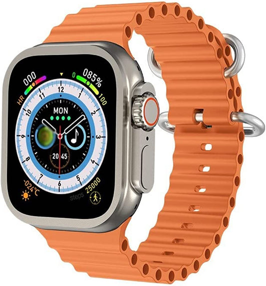 Smartwatch Ultra Naranja + 1 Correa Gratis