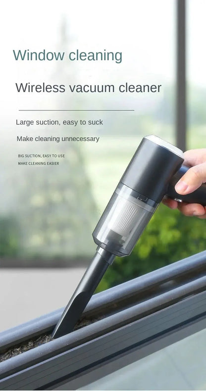 Aspiradora de Mano Inalámbrica 2 en 1 para Hogar y Automóvil con Función de Limpieza Húmeda y Seca.