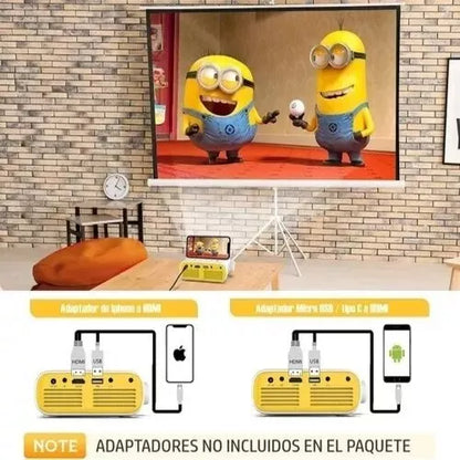 Proyector Portátil Multimedia 1080p