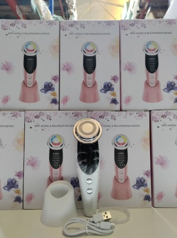 Dispositivo Cosmético Eliminador de Arrugas con Luz LED.