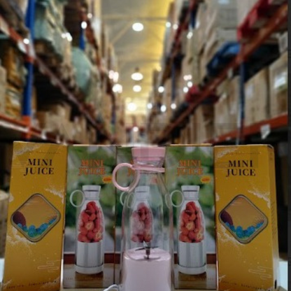 Batidora Licuadora Portátil Fresh Juice, 350ML Batidos Personales (Rosa)