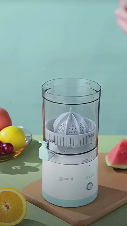 Exprimidor Portátil Automático USB-C 240ml, Para gran Variedad de Frutas y Verduras.